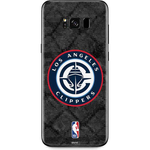 NBA Los Angeles Clippers Black Rust Galaxy S8 Plus Skin